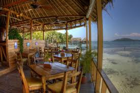 Bibis on the beach hotel and restaurant Bocas del Toro